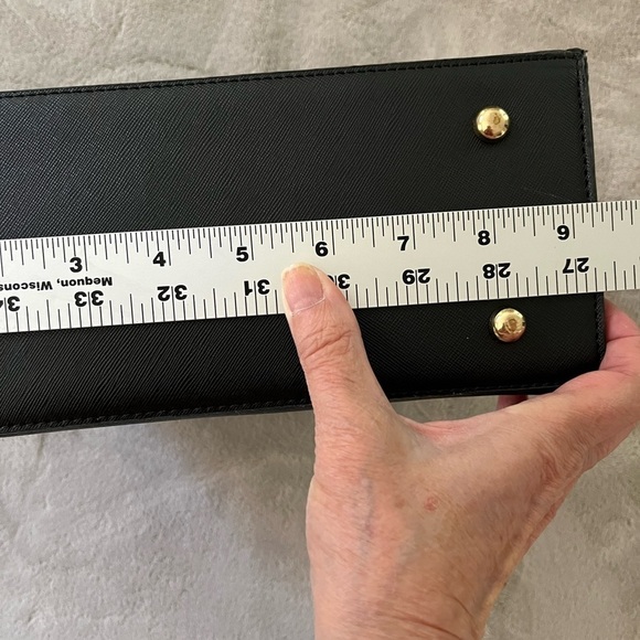 Dune London Black Faux Leather Python Snake Satchel Top Handle Crossbody Bag - Picture 13 of 16